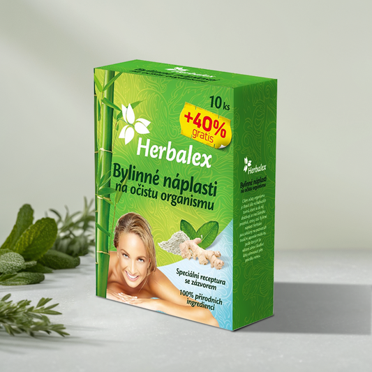 Herbalex Bylinné náplasti na očistu organismu