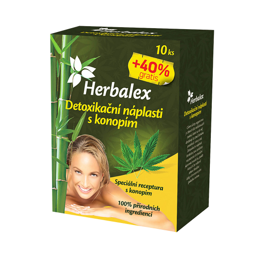 Herbalex Detoxikační náplasti s konopím