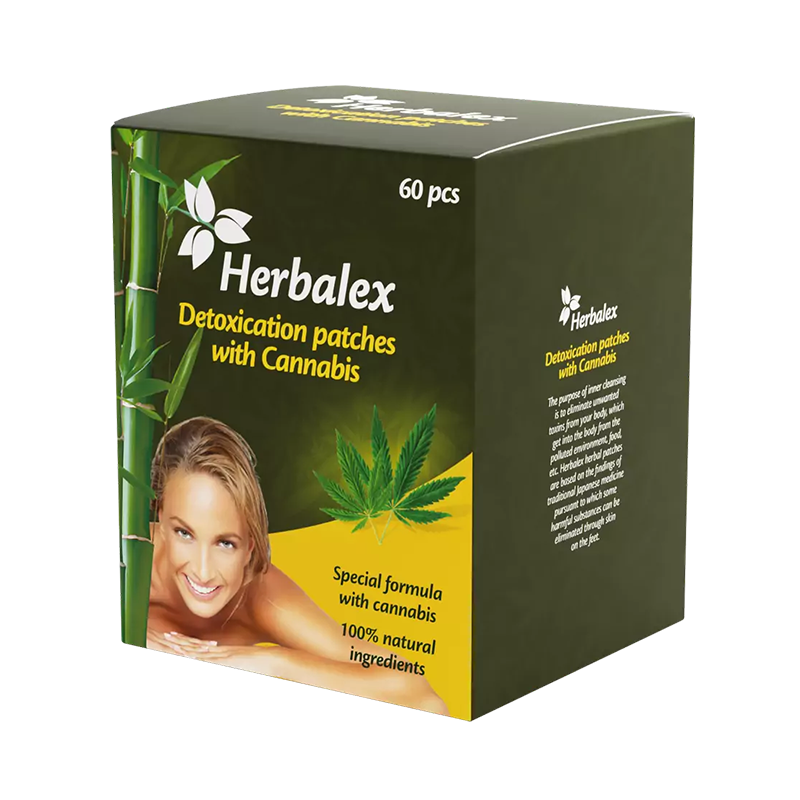 Herbalex Detoxikační náplasti s konopím