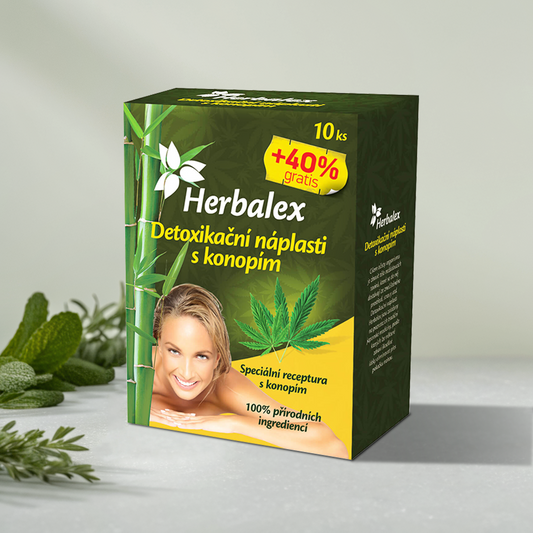 Herbalex Detoxikační náplasti s konopím