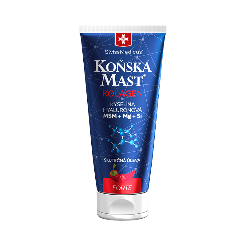 Koňská mast® s mořským kolagenem forte hřejivá