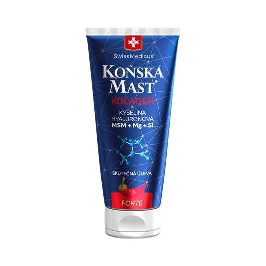 Koňská mast® s mořským kolagenem Forte hřejivá