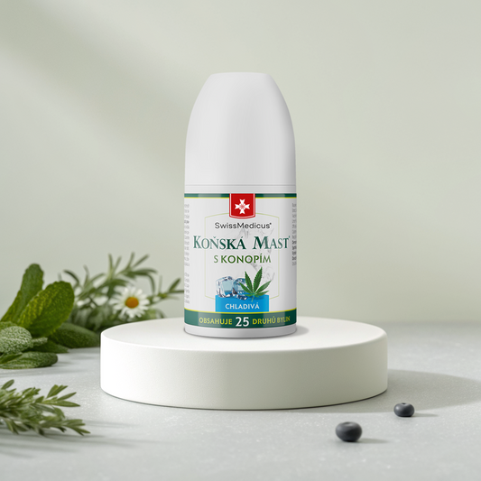 Koňská mast® s konopím chladivá ROLL-ON