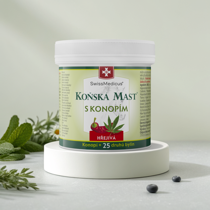 Koňská mast® s konopím hřejivá