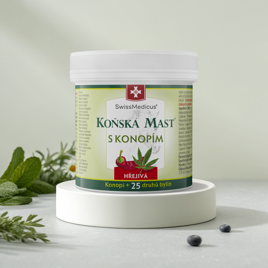 Koňská mast® s konopím hřejivá