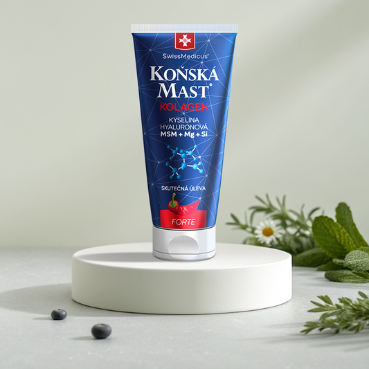 Koňská mast® s mořským kolagenem forte hřejivá