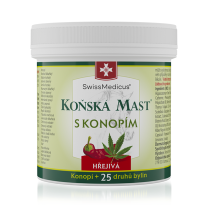 Koňská mast® s konopím hřejivá