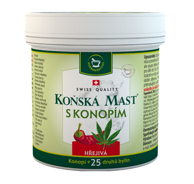 Koňská mast s konopím