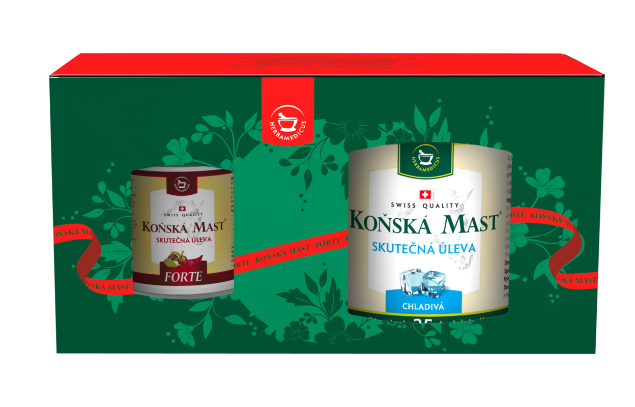 Dárkový balíček Koňská mast chladivá + hřejivá 250 ml ZDARMA
