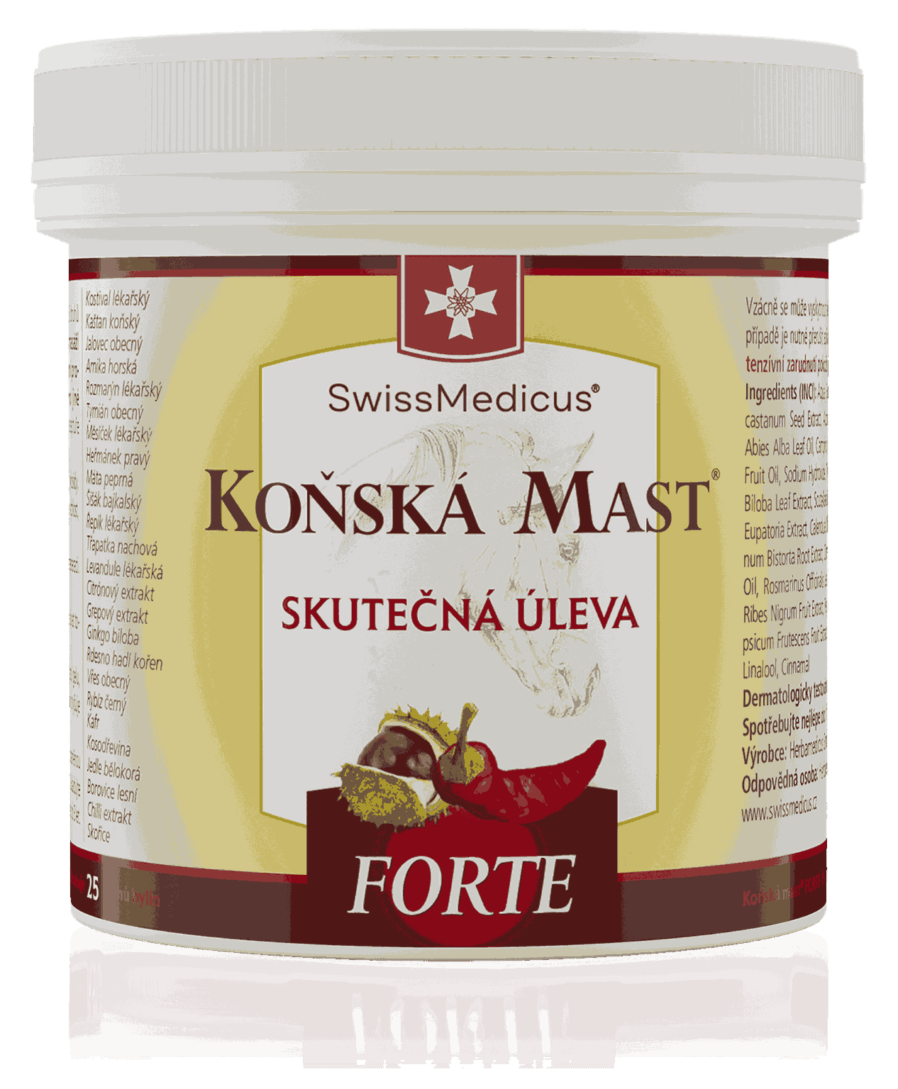 Koňská mast® forte hřejivá - 500 ml