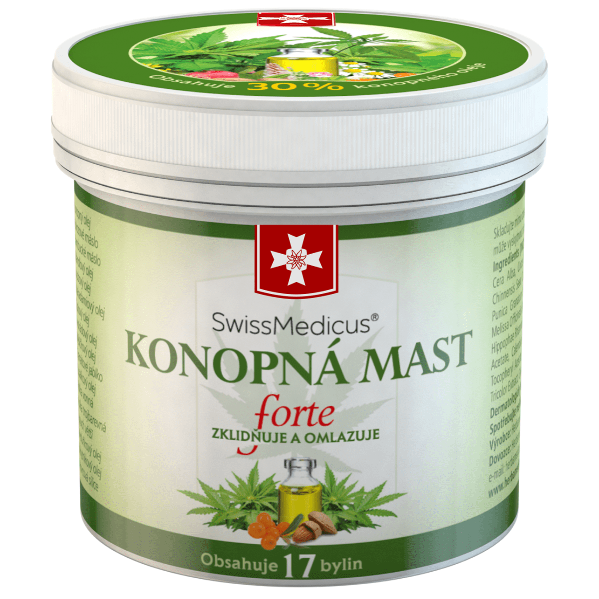 Konopná mast Forte 125 ml