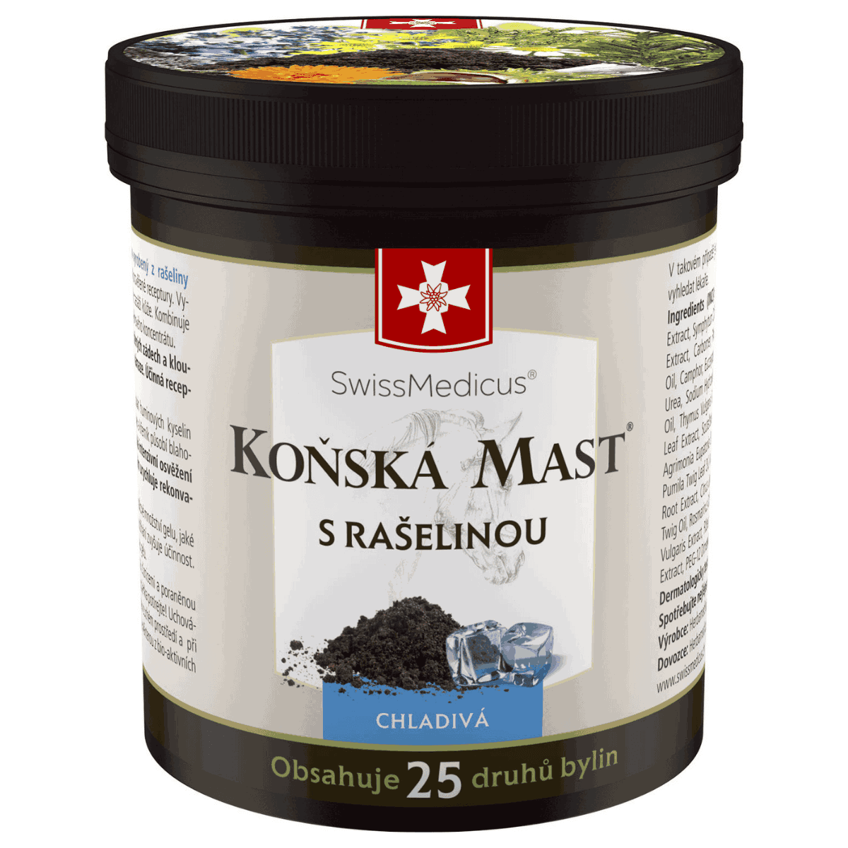 Koňská Mast s rašelinou chladivá 250 ml