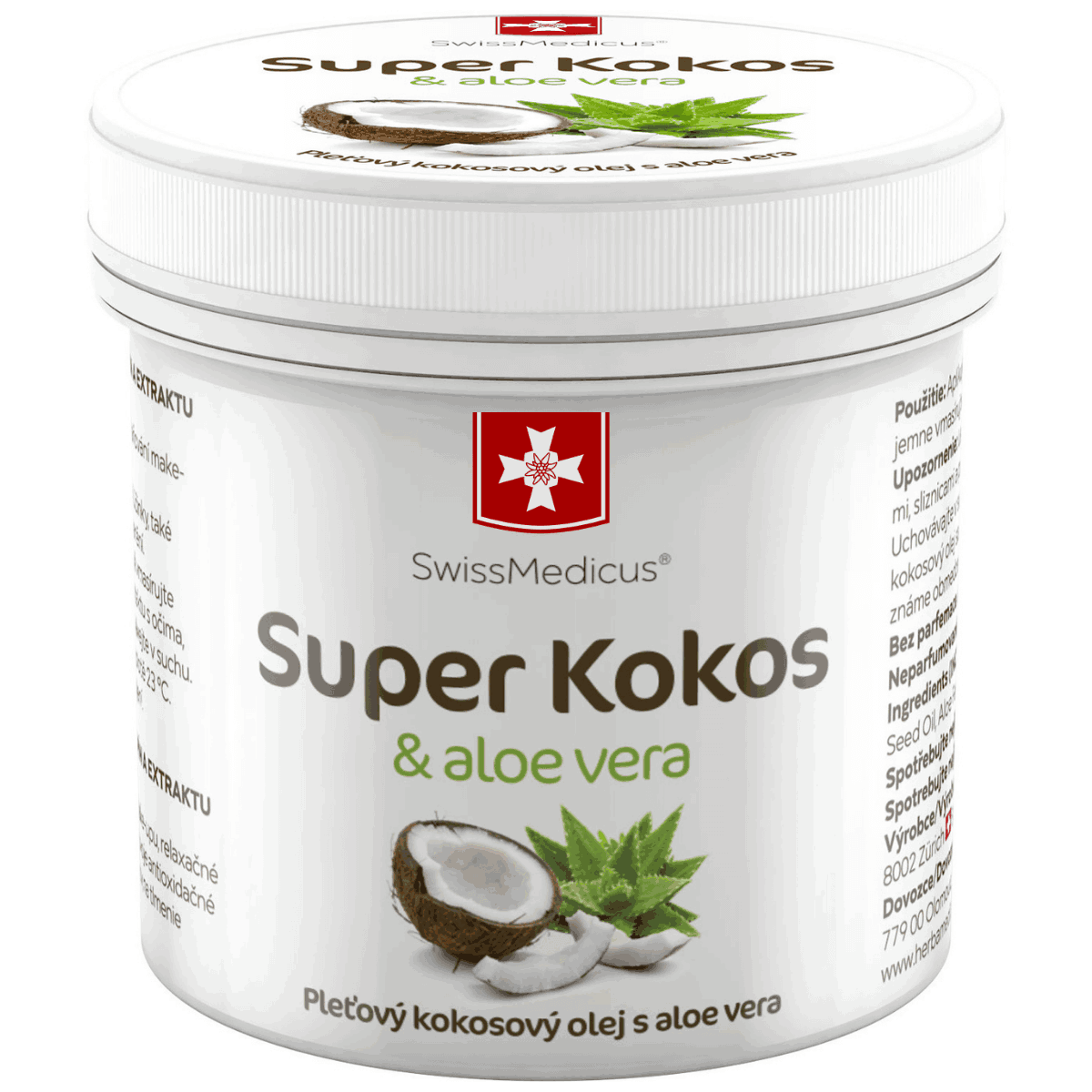 Super Kokos s aloe vera pleťový 150 ml