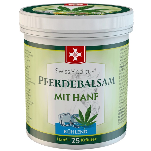Końska mast s konopljom hlađenja 500 ml